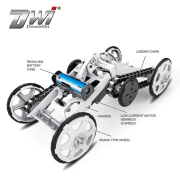 DWI Dowellin STEM Intelligent Model Children toys Car Kit DIY with 4WD